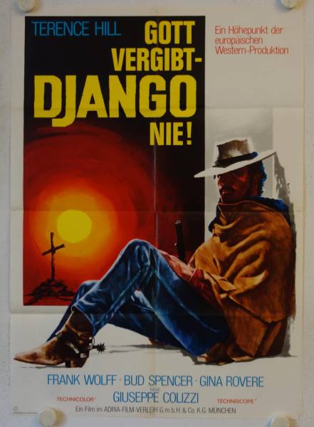 God forgives - I dont! original release german movie poster